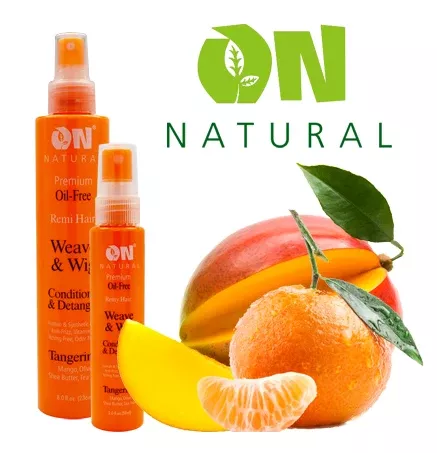 ON Natural Weave & Wig Tangerine Curl Defining Conditioner & Detangler 2 oz / 8 oz