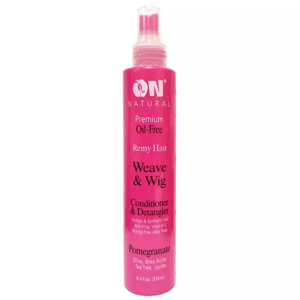 On Natural Wig & Weave Conditioner & Detangler Pomegranate 8oz