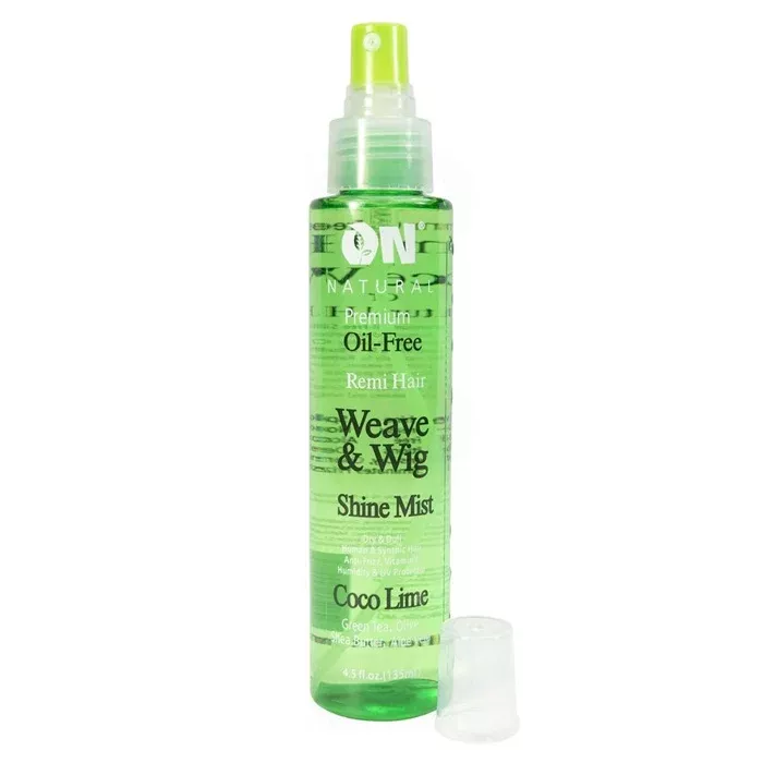 ON Organic Natural Coco Lime Oil-Free Weave and Wig Shine Mist 4.5 oz