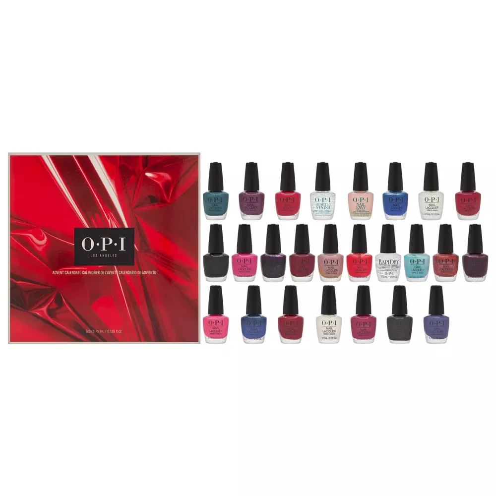 OPI 2021 Holiday Advent Calendar Nail Lacquer Mini 25 Piece Set
