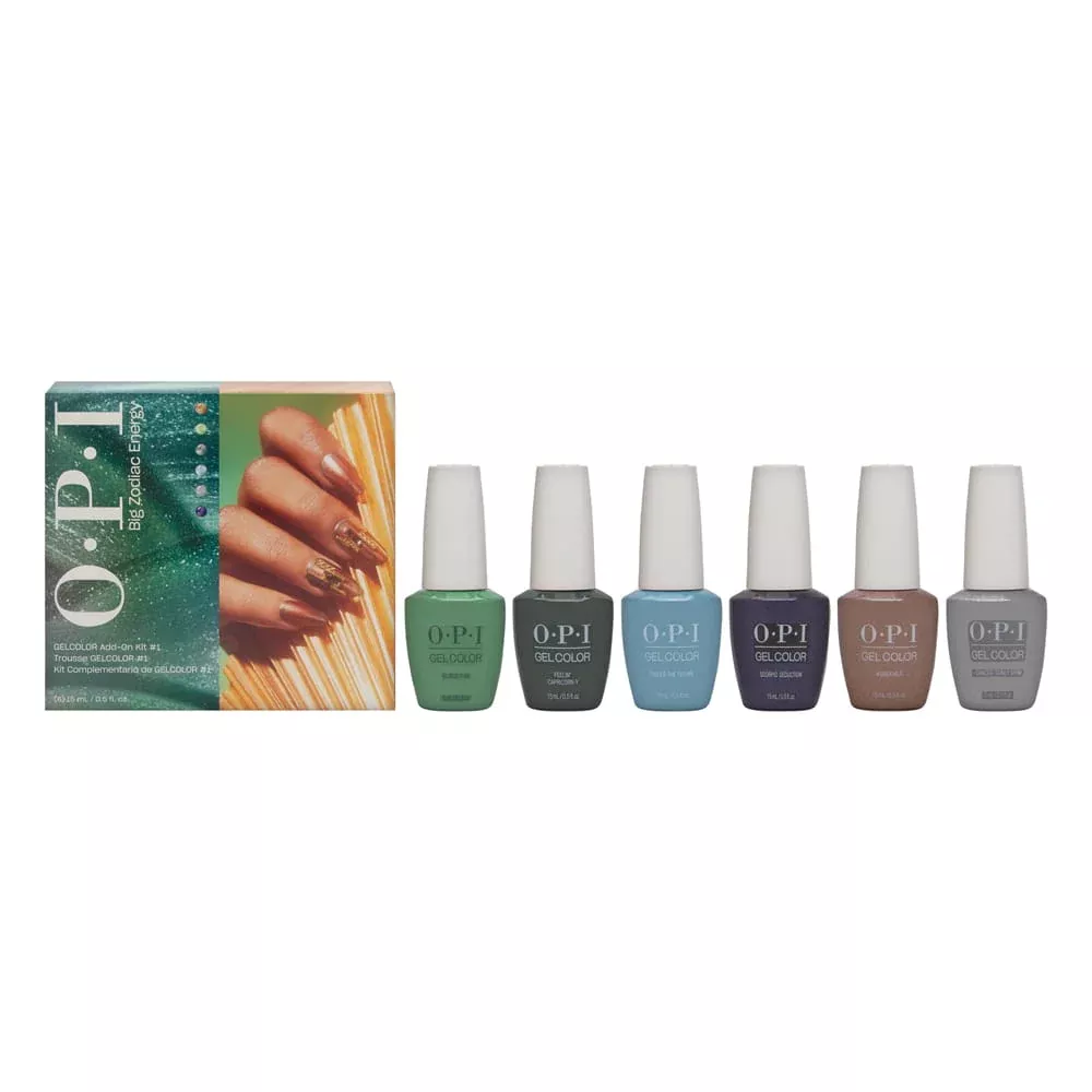 OPI GelColor Big Zodiac Energy Add-On Kit #1 6 Piece Set