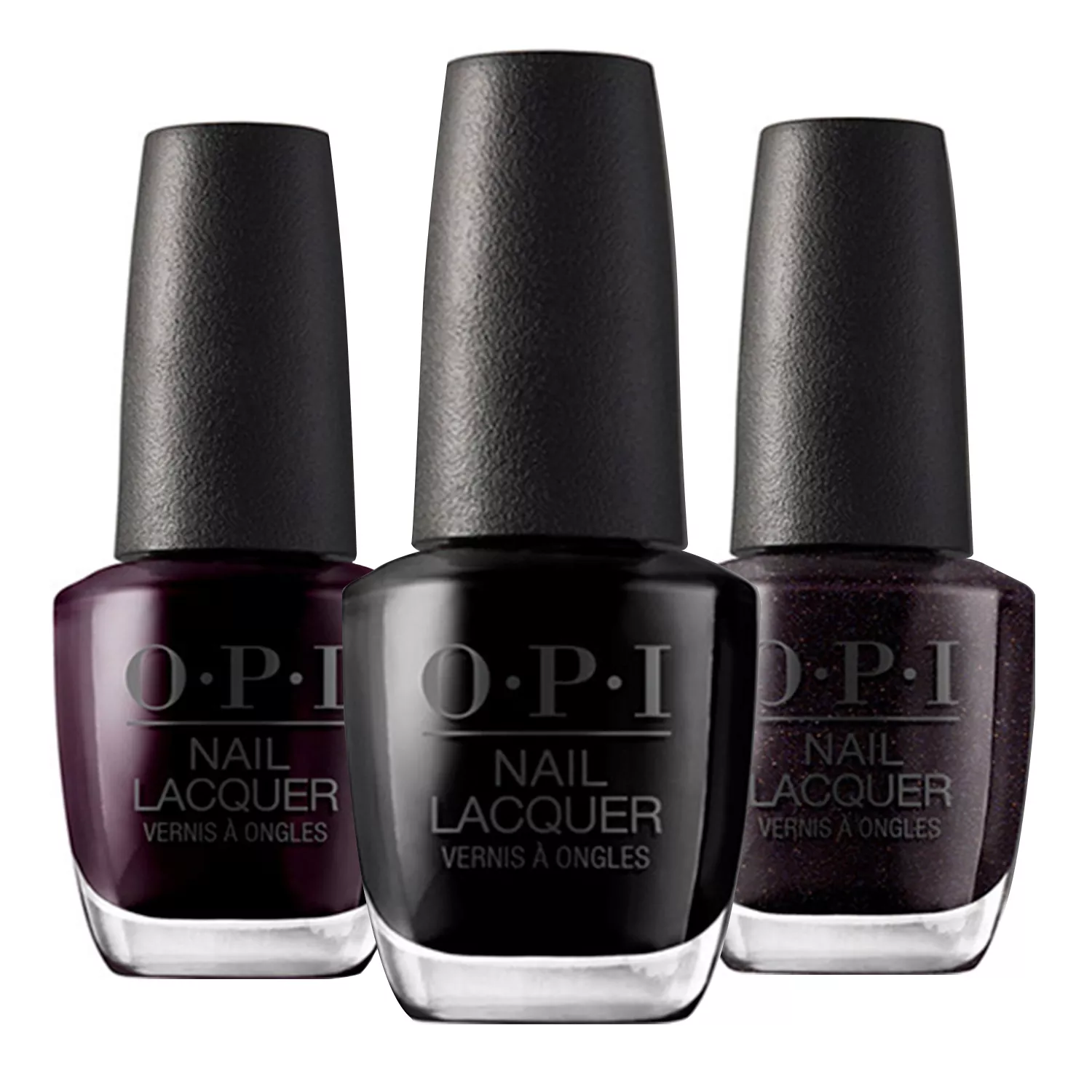 OPI Nail Lacquer Nail Polish Classic Blacks 0.5oz