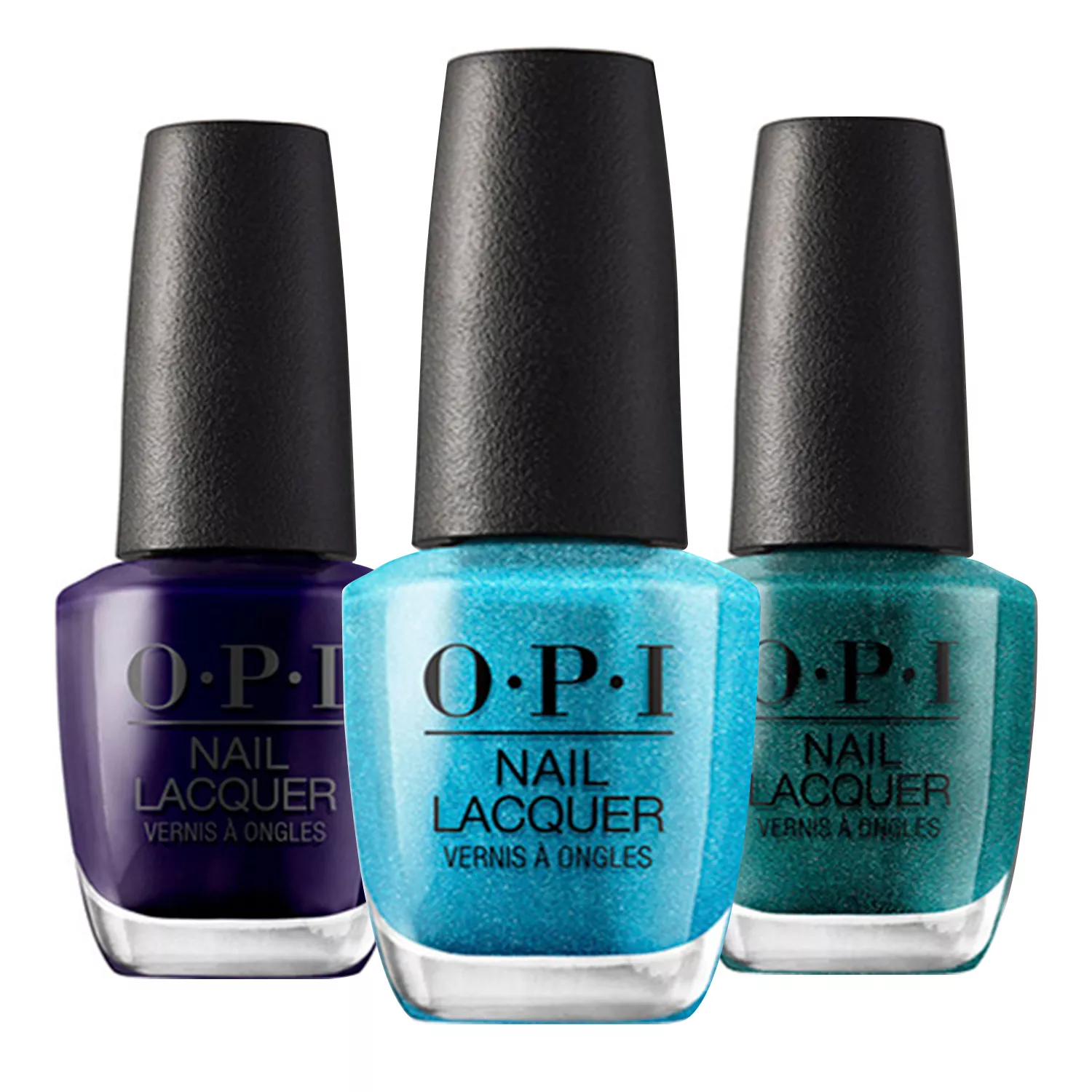 OPI Nail Lacquer Nail Polish Classic Blues 0.5oz