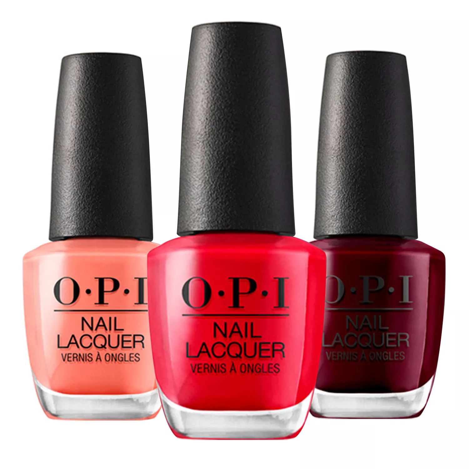 OPI Nail Lacquer Nail Polish Classic Reds/ Oranges 0.5oz
