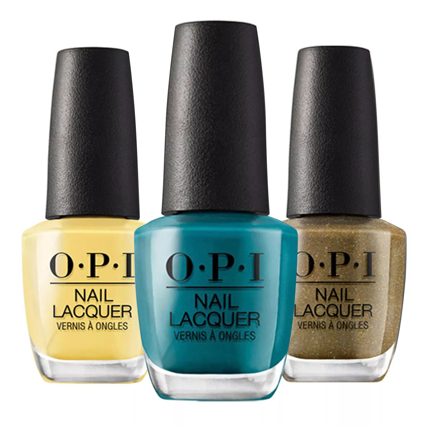 OPI Nail Lacquer Nail Polish Classic Yellows/ Greens 0.5oz