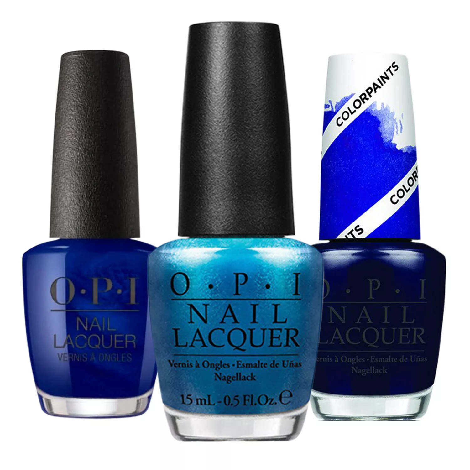 OPI Nail Lacquer Nail Polish Special Blues 0.5oz