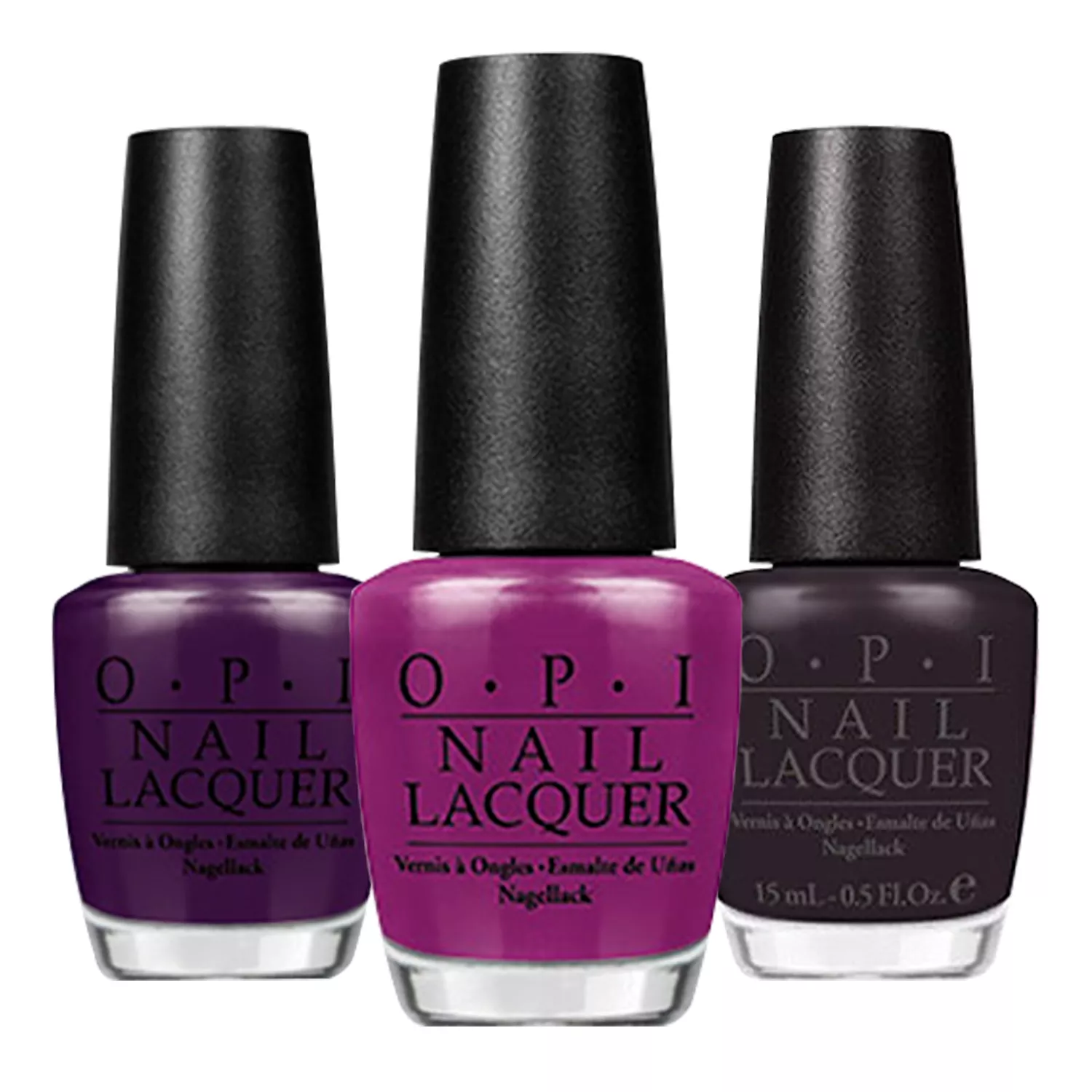 OPI Nail Lacquer Nail Polish Special Purples 0.5oz