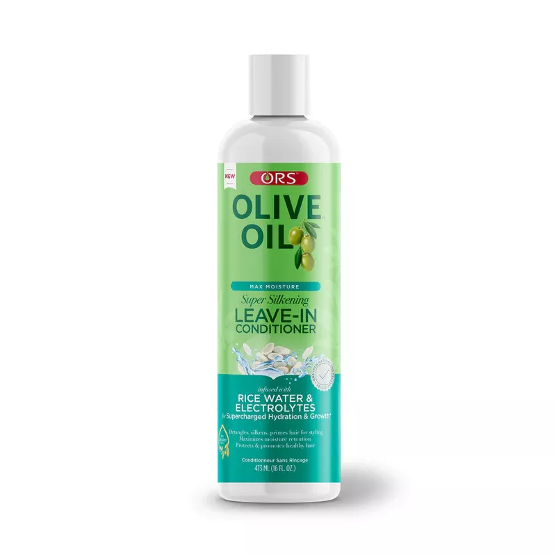 ORS OLIVE OIL MAXMOISTURE RICE WATER & ELECTROLYTES LEAVE-IN CONDITIONER