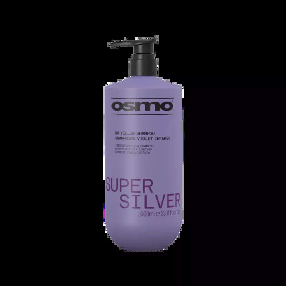 Osmo Super Silver No Yellow Shampoo 1000ml | Blonde & Grey Toning Care