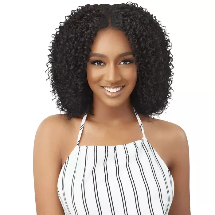 Outre 100% Human Hair Leave Out Wig - CURLY TWIST 14"