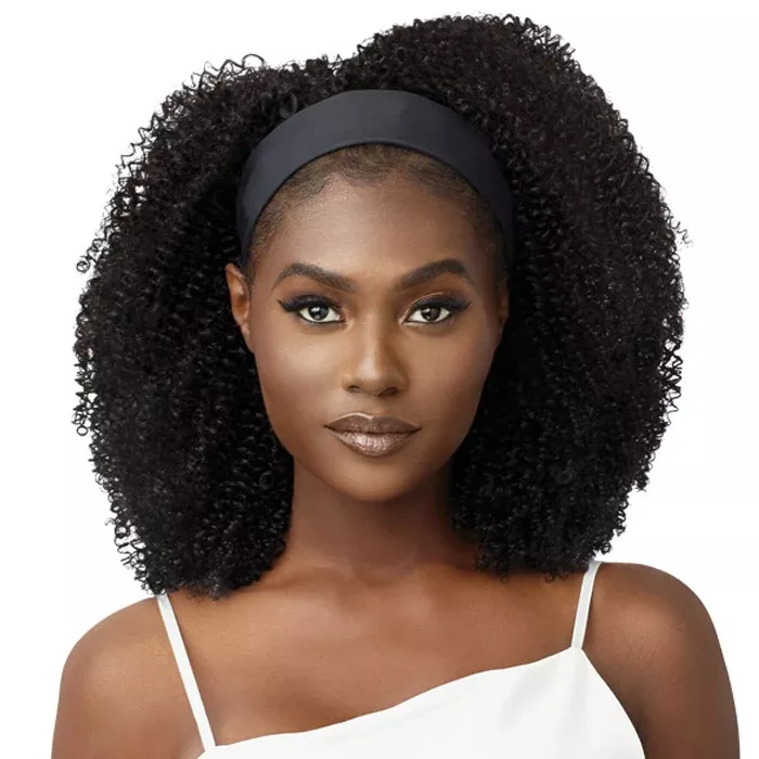 Outre 100% Unprocessed Human Hair Headband Wig - KINKY COILY 14