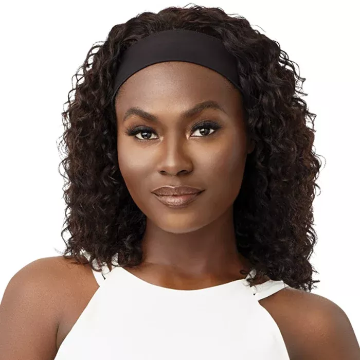 Outre 100% Unprocessed Human Hair Wet & Wavy Headband Wig - DEEP WAVE 14