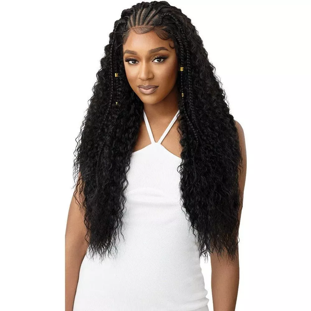 Outre 13x4 HD Synthetic Lace Front Wig - Stitch Braid Ripple Wave 30”