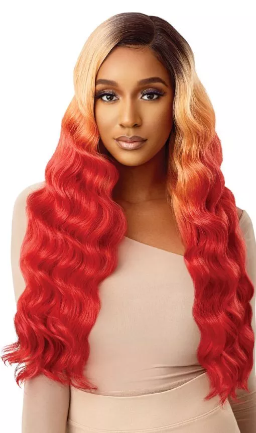 OUTRE COLOR BOMBHD TRANSPARENT LACE FRONT WIG - CELESTINE
