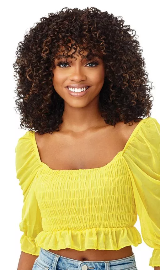 OUTRE CONVERTI CAP SYNTHETIC HAIR WIG - FEARLESS DIVA + BANG