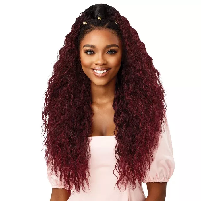 Outre Converti Cap + Wrap Pony Half Wig - YOUNG & WILD
