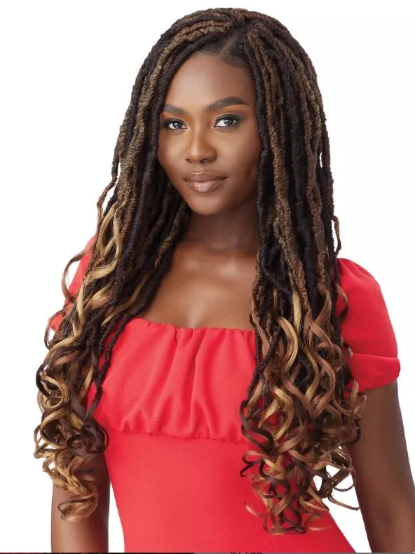 OUTRE CROCHET BRAID X-PRESSION TWISTED UP - TROPICAL BOUNCY LOCS 22 " 3X