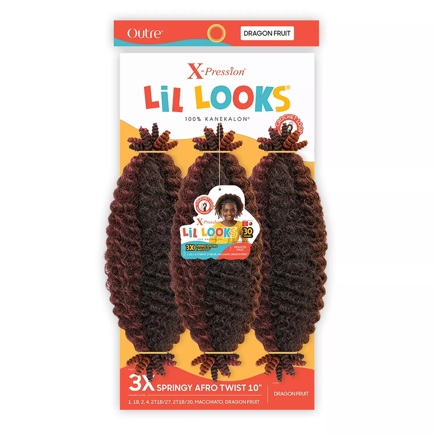 Outre Crochet Braids X-Pression Lil Looks Springy Afro Twist 10"