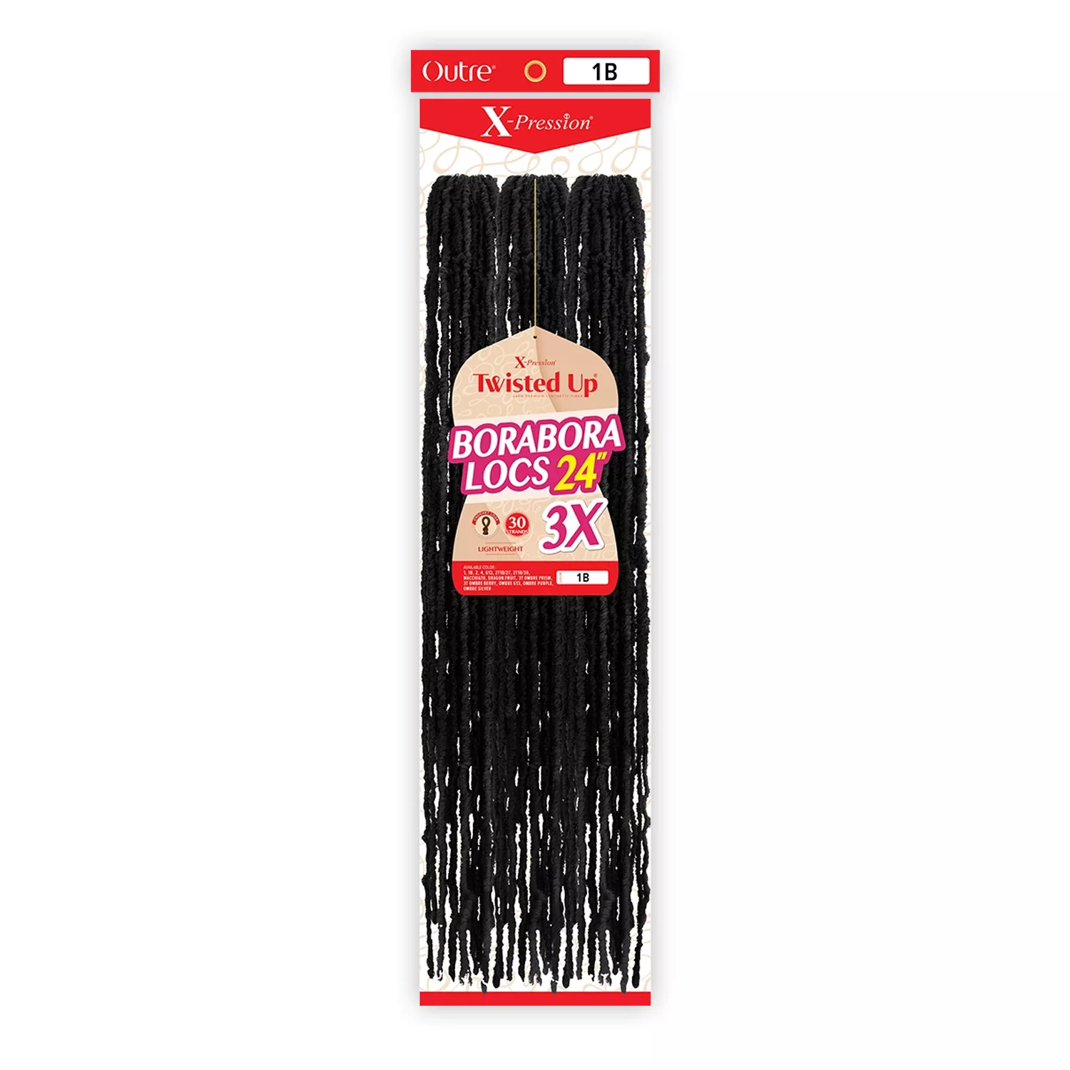 Outre Crochet Braids X-Pression Twisted Up 3X Borabora Locs 24"