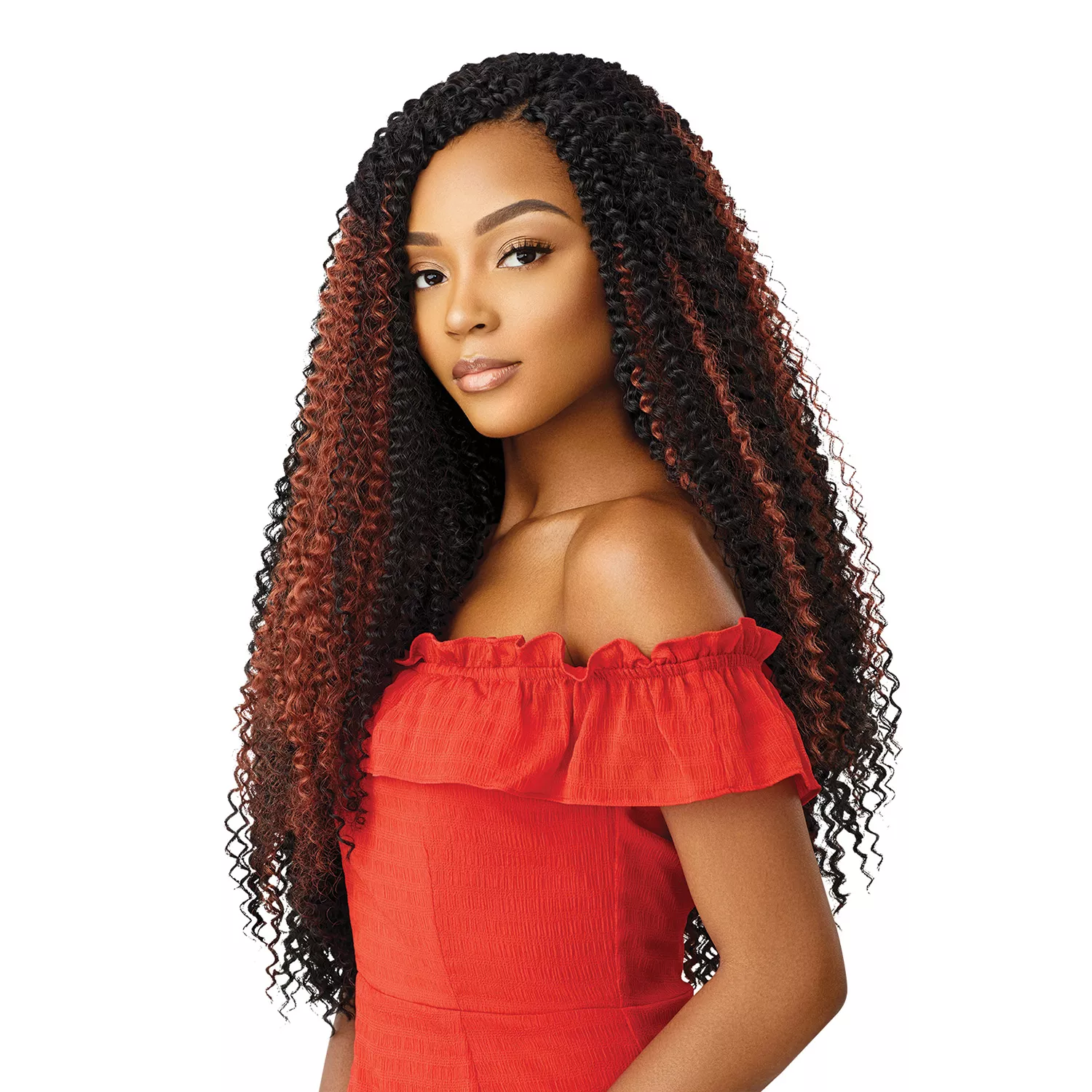 Outre Crochet Braids X-pression Twisted Up Passion Jerry Curl 22"