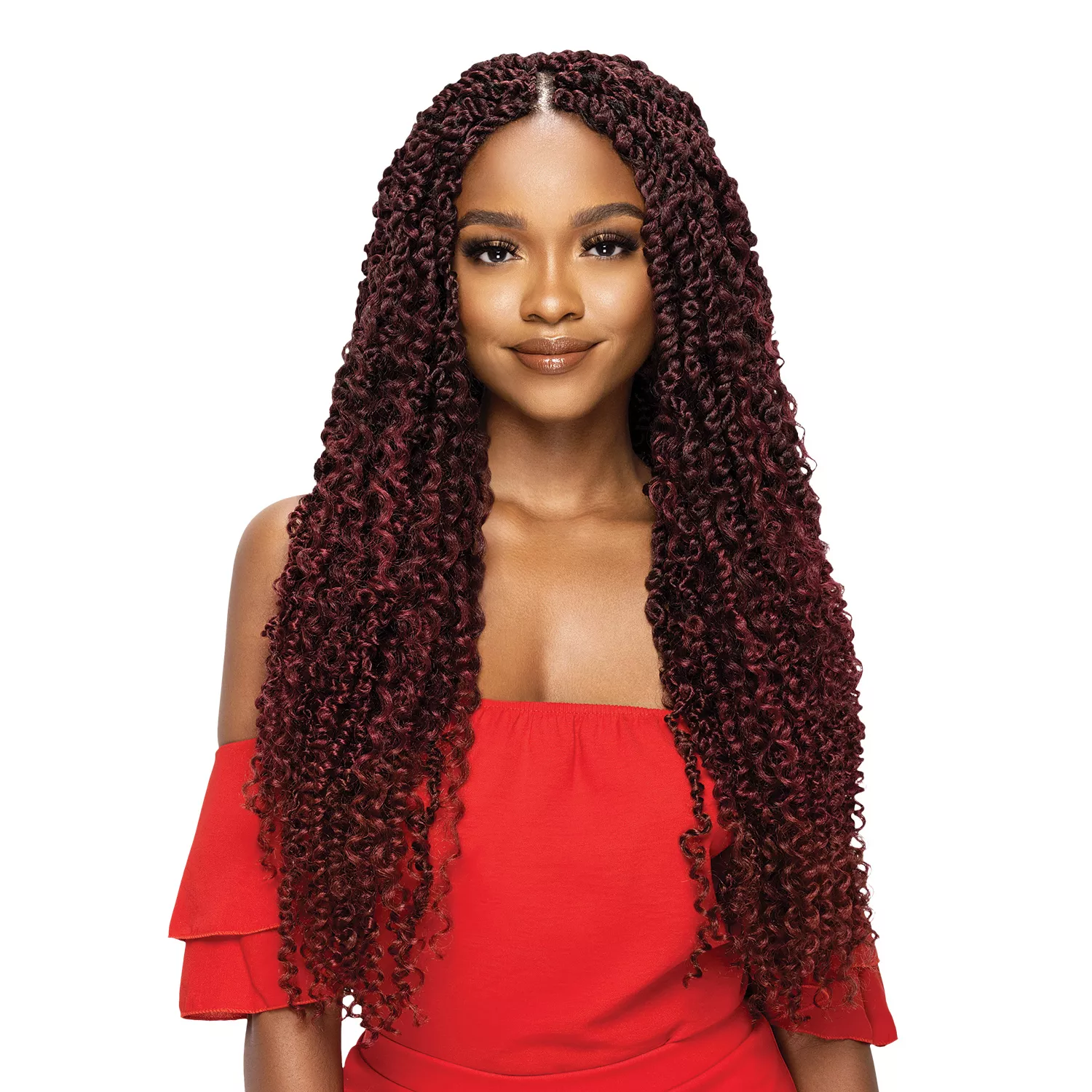 Outre Crochet Braids X-Pression Twisted Up Pre-Twisted Boho Passion Water Wave 24"