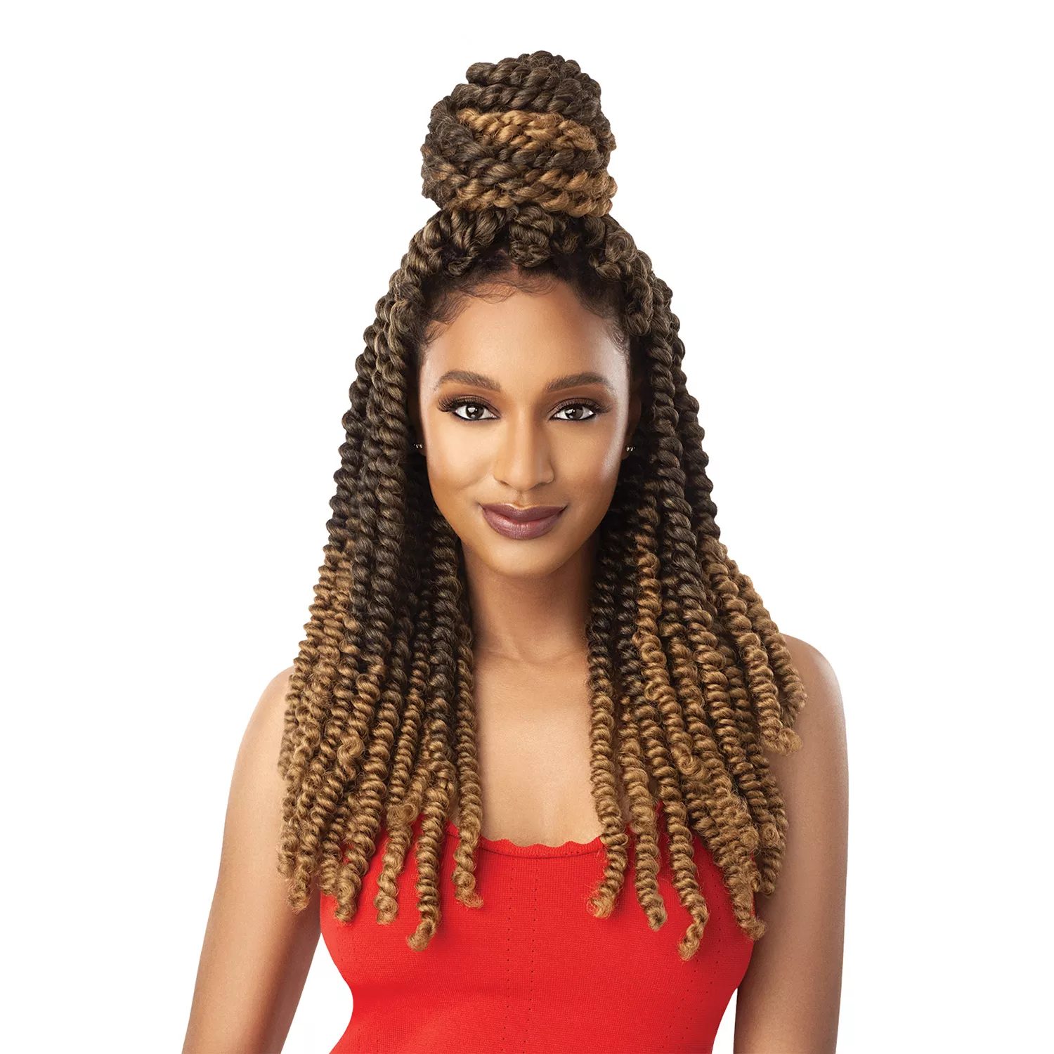 Outre Crochet Braids X-Pression Twisted Up Pre-Twisted Passion Twist 18"