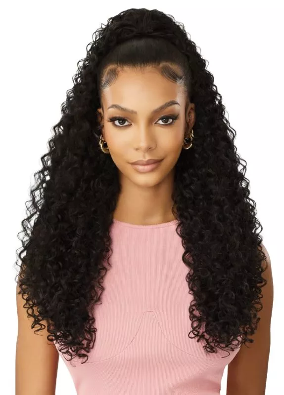 OUTRE DRAWSTRING PRETTY QUICK PONYTAIL -JESS