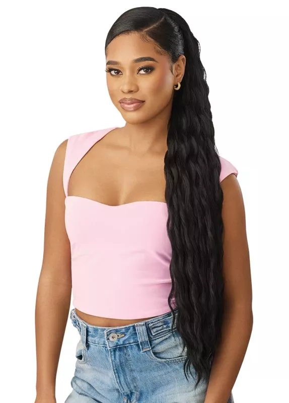 OUTRE DRAWSTRING PRETTY QUICK PONYTAIL - SAKINA