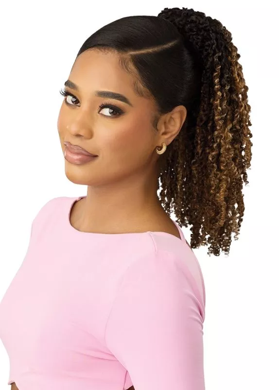 OUTRE DRAWSTRING PRETTY QUICK PONYTAIL - YANKI CURL 14 "