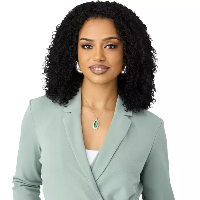 Outre EverRoot 100% Unprocessed Human Hair Half Wig -HH-WATER CURLS 14"