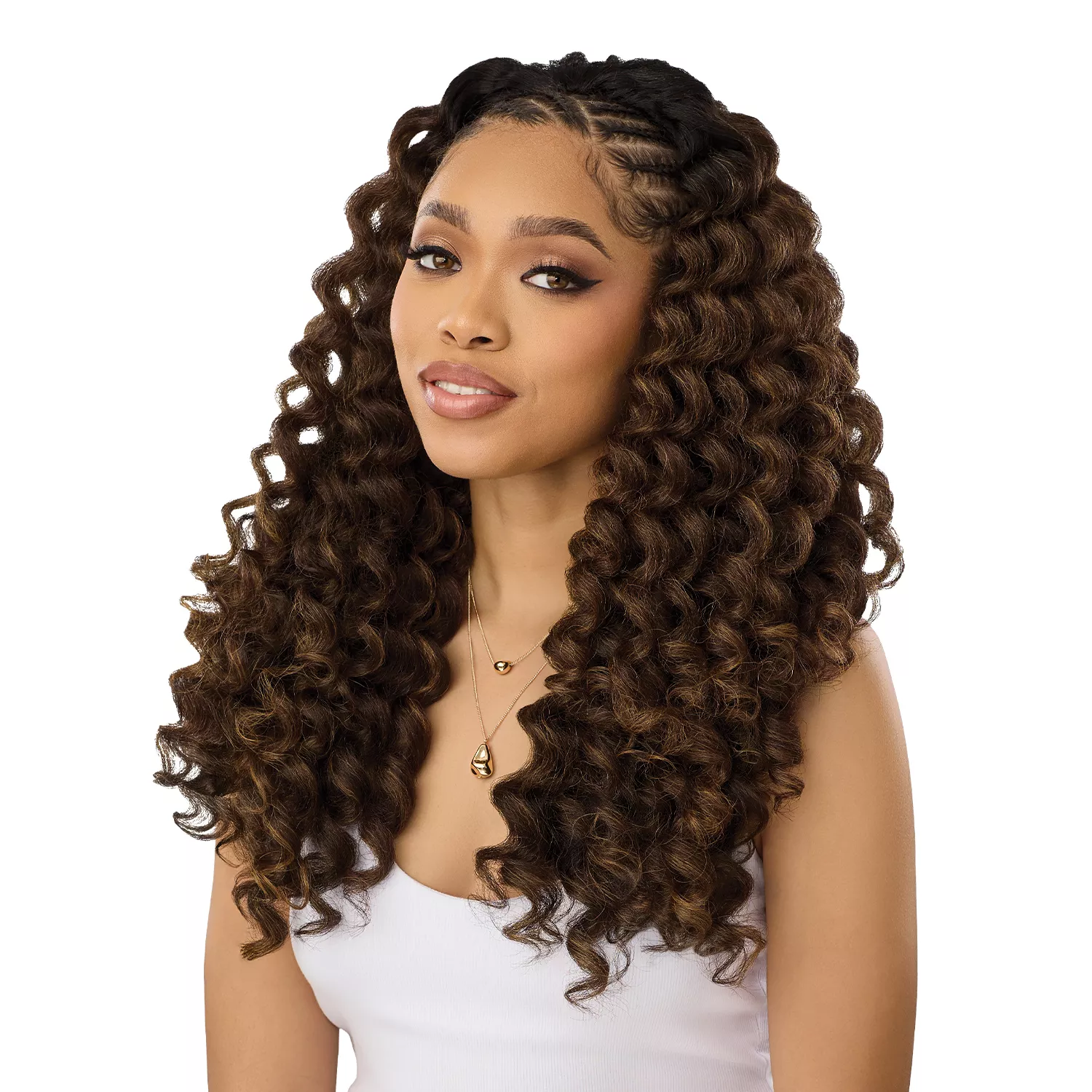 Outre Half Wig Quick Weave Romina