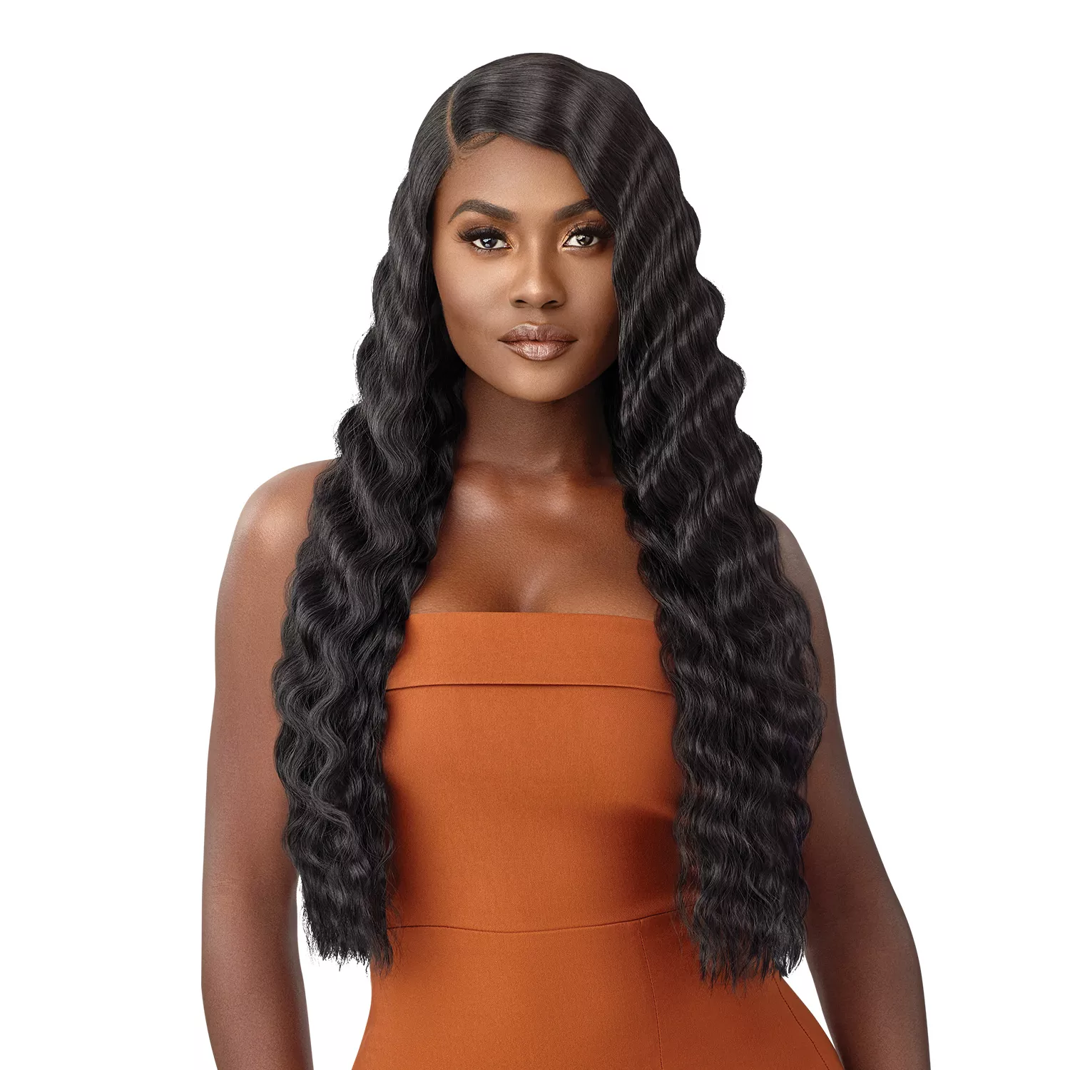 Outre HD Lace Front Wig Crimp Wave Style Azalyn 28"