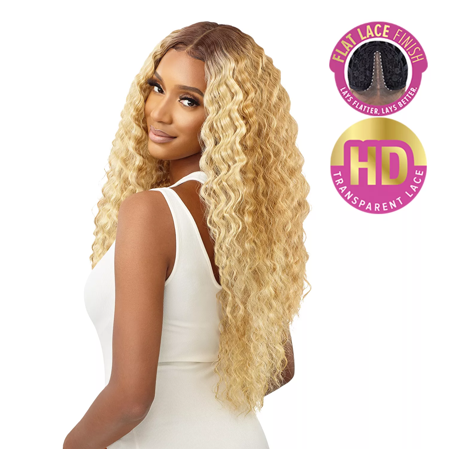 Outre HD Lace Front Wig SleekLay Part Donatella