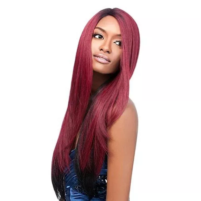 Outre L-Parting Lace Front Wig – NATURAL YAKI 24″