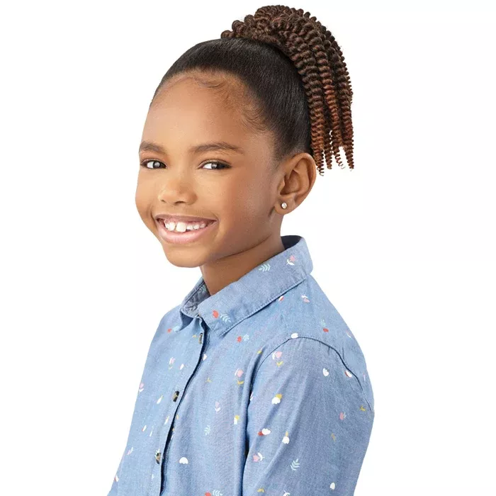 Outre Lil Looks Kids Fluffed Drawstring Ponytail – SPRING TWIST 8″