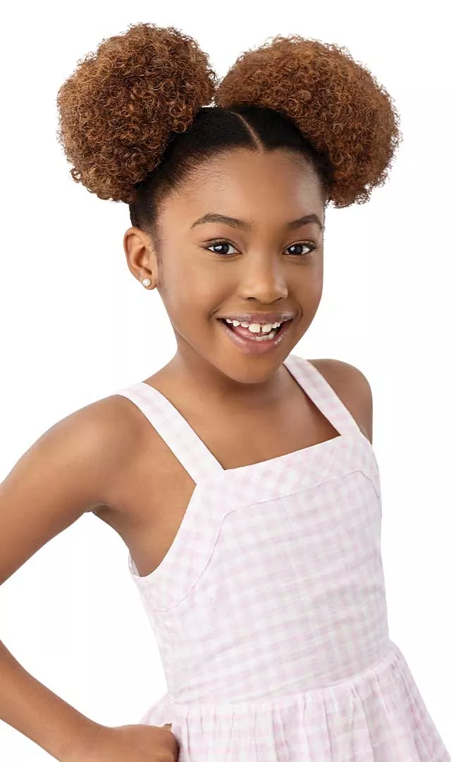 OUTRE LIL LOOKS SYNTHETIC DRAWSTRING PONYTAIL - DUO PUFFS