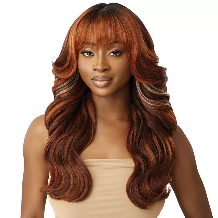 Outre Melted Hairline Glueless HD Lace Front Wig – MANDISA – Pre-Styled Bangs