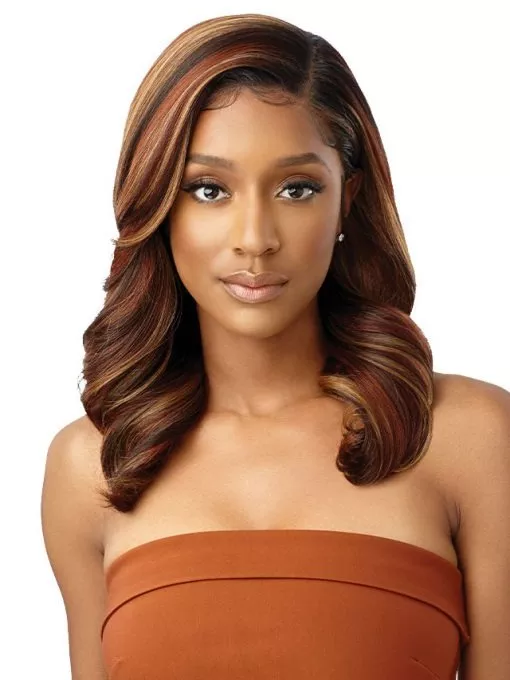 OUTRE MELTED HAIRLINE SYNTHETIC LACE FRONT WIG - AMANDA