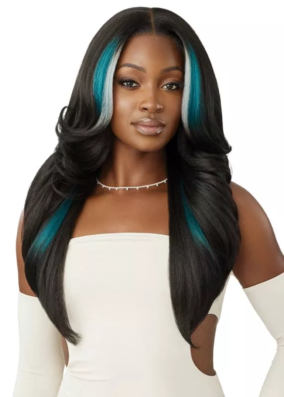 OUTRE PERFECT HAIRLINE FULLY HAND-TIED 13 "X4 " HD LACE FRONT WIG - JAYLIN