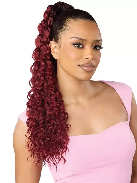 Outre Pretty Quick-Pony Drawstring Ponytail -WAVEN