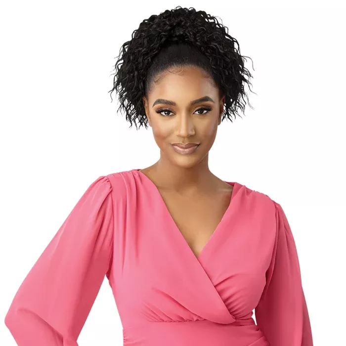 Outre Pretty Quick Premium Synthetic Ponytail - DEEP TWIST CURL