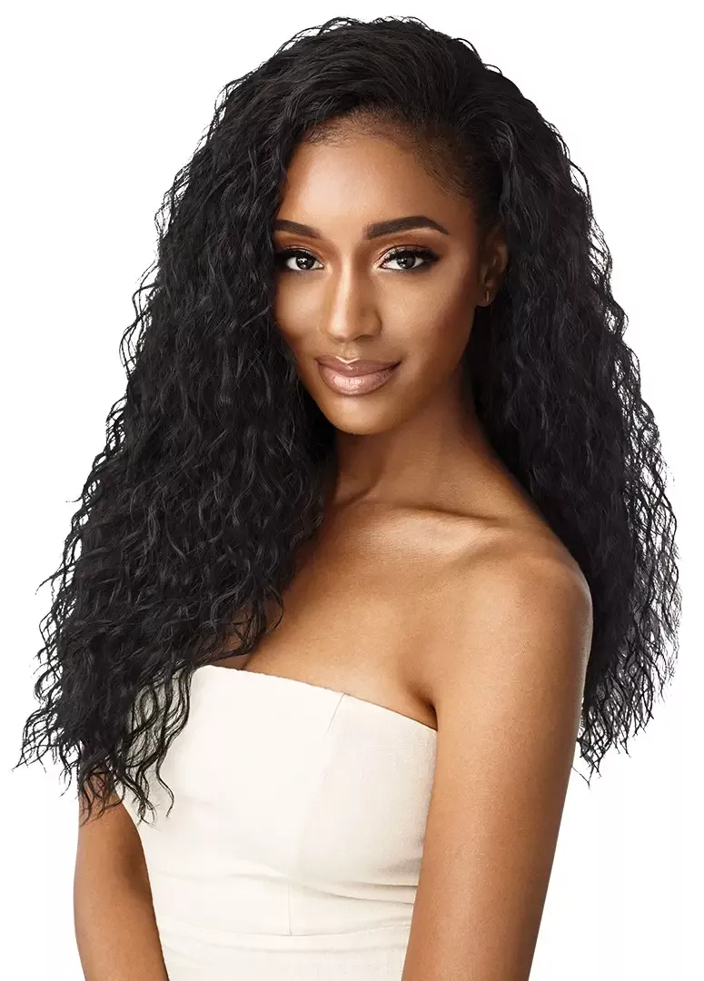 OUTRE QUICK WEAVE SYNTHETIC HALF WIG - BEACH CURL 24 "