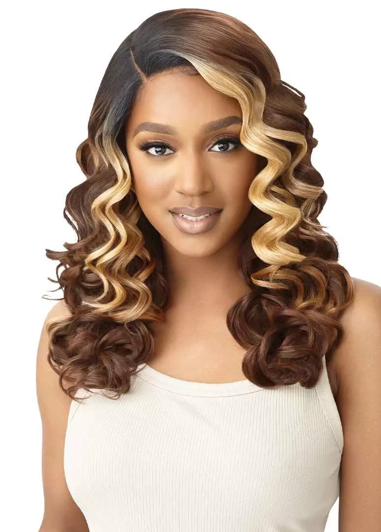 OUTRE SLEEKLAY DEEP C LACE PART HD LACE FRONT WIG - EMERALDA