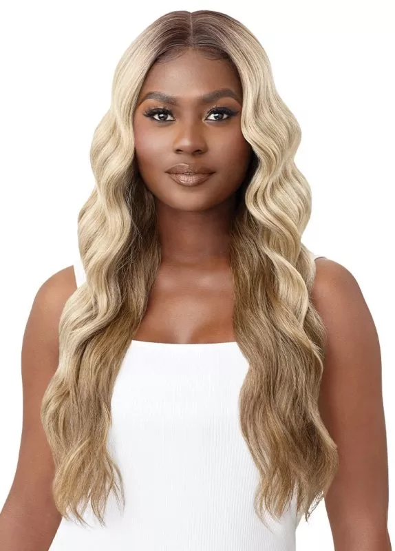 OUTRE SLEEKLAY PART SYNTHETIC HD LACE FRONT WIG - JOANNA