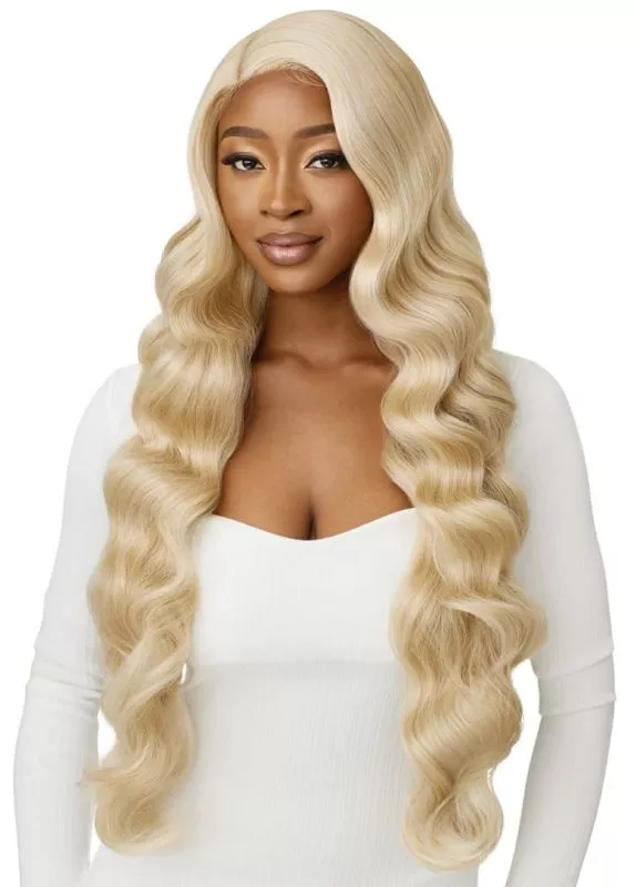 OUTRE SLEEKLAY PART SYNTHETIC HD LACE FRONT WIG - KIMARI