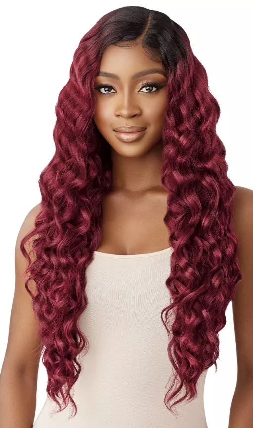 OUTRE SLEEKLAY PART SYNTHETIC HD LACE FRONT WIG - SHALINI