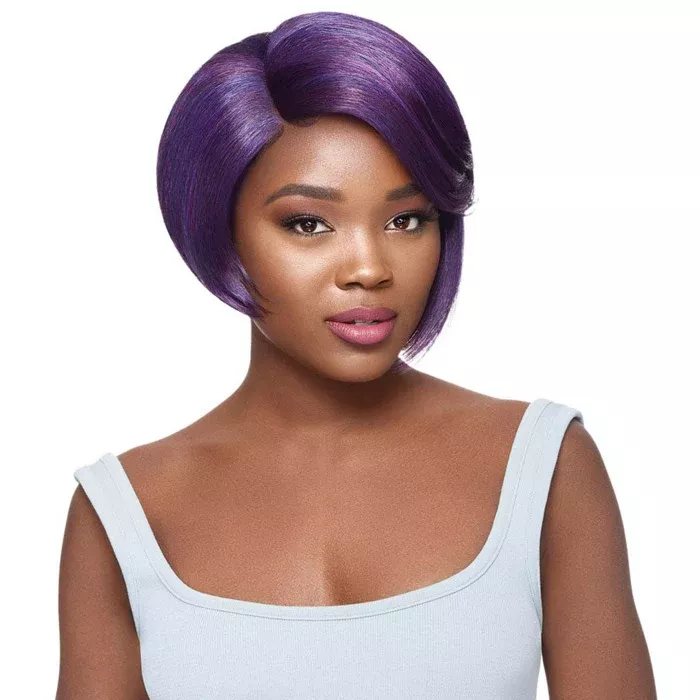 Outre Swiss Lace L Parting Lace Front Wig PEPPER