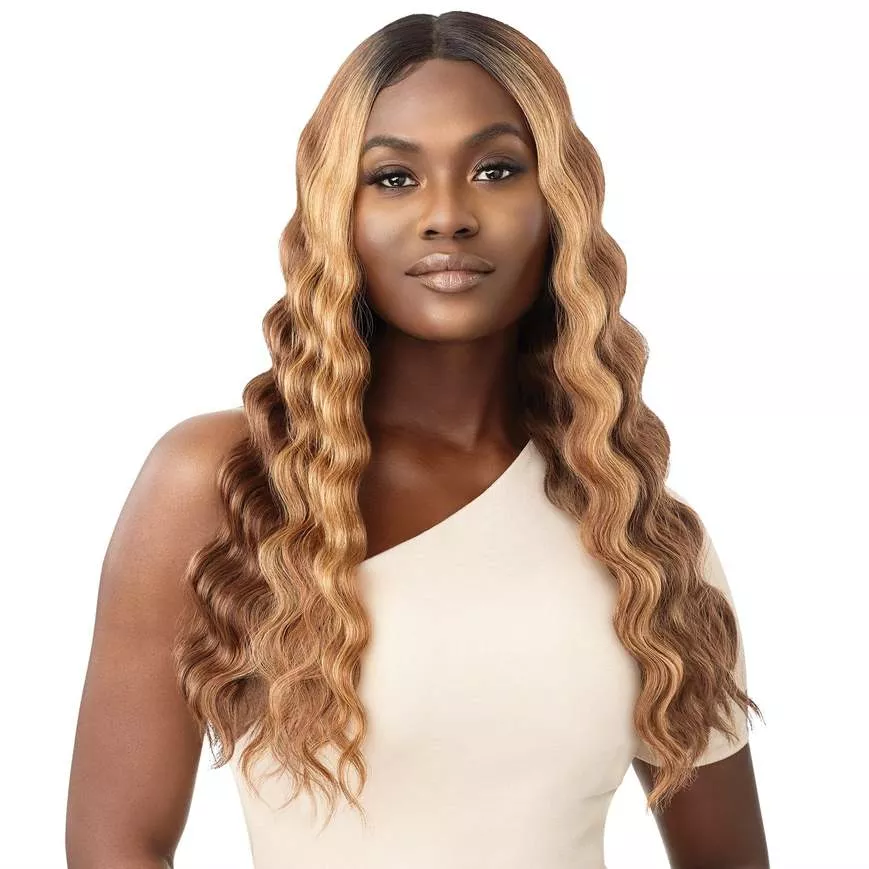 OUTRE SYNTHETIC HD LACE FRONT WIG CRIMP WAVE - SONYA