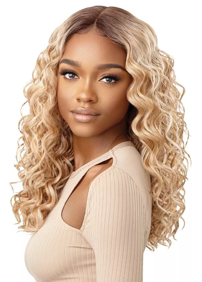 OUTRE SYNTHETIC HD TRANSPARENT LACE FRONT WIG - DENVER