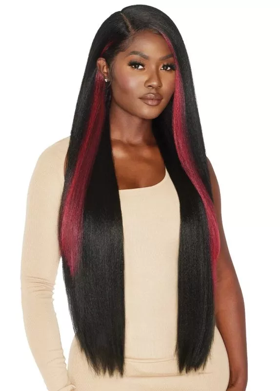 OUTRE SYNTHETIC MELTED HAIRLINE DELUXE WIDE HD LACE FRONT WIG - MAKEIDA
